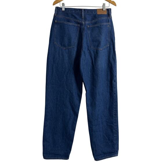 Madewell size 29 Baggy Straight Jeans in Dark Worn Indigo Wash - NH643 - Picture 3 of 6